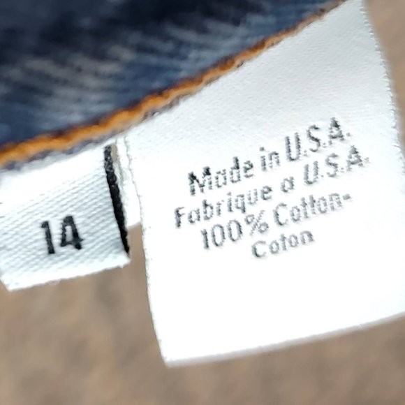 RARE Vintage Calvin Klein High Mom Shorts Size 14 100 COTTON MADE IN THE USA - Picture 2 of 13